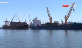 #شاهد قافلة مساعدات جزائرية تنطلق بحرا نحو قطاع غزة