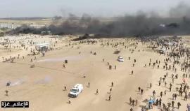 " عهد الله ما نرحل " 
استمرار فعاليات الجمعة الثالثة من #مسيرة_العودة_الكبرى في قطاع غزة