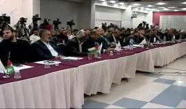 بث مباشر للمؤتمر السنوي الرابع للأمن القومي الفلسطيني, تحت عنوان: مائة سنة على سايكس بيكو وعد بلفور - فلسطين إلى أين؟ يتخلله كلمة لرئيس المكتب السياسي لحركة حماس خالد مشعل، وكبير المفاوضين صائب عريقات