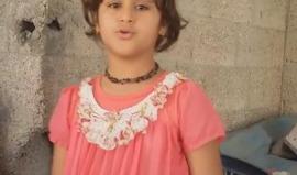 #شاهد .. طفلة من غزة تنشد للحرية المسلوبة في #عيد_الفطر .