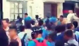 #شاهد خروج مسيرة طلابية من مدرسة ذكور الدهيشة في بيت لحم دعما وإسنادا للأسرى المضربين عن الطعام في سجون الاحتلال صباح اليوم