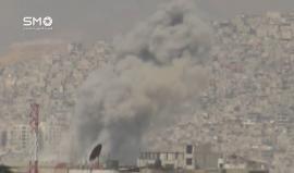 غارات عنيفة على حي القابون شرقي دمشق