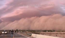 #شاهد عاصفة رميلة في مقاطعة يوما في أريزونا الأمريكية