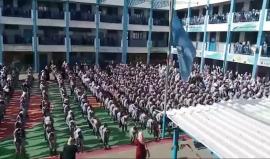 #شاهد مدرسة الزيتون الاعدادية في غزة