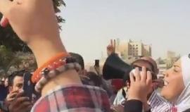 مسيرة أمام البرلمان الاردني في العاصمة عمان رفضا لاتفاقية استيراد الغاز من كيان الاحتلال الصهيوني .