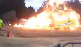 #شاهد 20 مصابًا جراء انفجار هائل خلال مهرجان في الضاحية الشمالية لـ باريس أمس