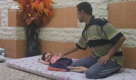 #شاهد: طفلة مريضة تدهور وضعها الصحي نتيجة الحصار المفروض من قبل قوات النظام على مدينة #حلب
تصوير: مصطفى الساروت