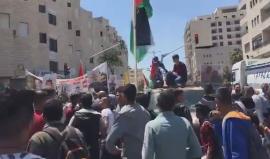 مسيرة في بيت لحم تضامنا مع الاسرى في سجون الاحتلال مع حلول يوم الأسير الفلسطيني