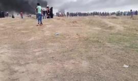 #مباشر 

اعتداءات قوات الاحتلال على المشاركين في مسيرة العودة الكبرى شرق البريج بالمحافظة الوسطى .

بث مراسلنا : أحمد المقادمة