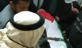 تشييع الشهيد أحمد عبد الجابر محمد سليم ( ٢٤ عاماً ) الذي استشهد أمس برصاص الاحتلال في جيوس شرق قلقيلية