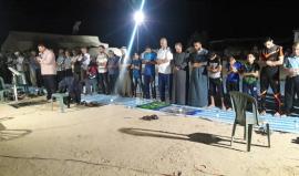 #مباشر إقامة صلاة العشاء والتراويح في مخيم العودة شرق المحافظة الوسطى