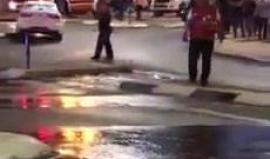 #شاهد
 مكان إنفجار السيارة والتي أودت بحياة شخص في "مجدال هعيمك" بالداخل الفلسطيني المحتل