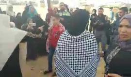 #شاهد حفل زفاف فلسطيني ضمن فعاليات مخيم العودة شرق غزة 
تصوير عبد الرحمن الكحلوت