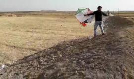 الطائرات الورقية الحارقة شرق مدنية غزة