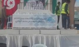 #شاهد منطقة باب الديوان في صفاقس قبل قليل والاستعدادات للمظاهرة الكبيرة وفاء لروح الشهيد التونسي #محمد_الزواري القائد في كتائب القسام . 
#طيار_حماس