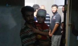 #شاهد اكتظاظ المشفى الميداني بالجرحى في مدينة تلدو شمال حمص