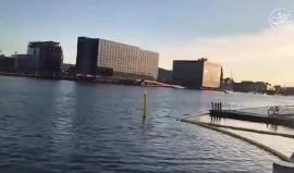 #شاهد لحظة انطلاق سفن كسر الحصار عن غزة من ميناء العاصمة الدنماركية كوبنهاجن إلى غزة في رحلة تستمر شهرين