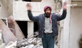 #شاهد | أهالي الغوطة يفرون من الموت إلى الموت.." صامدون ولو هدمت المنازل فوق رؤوسنا"