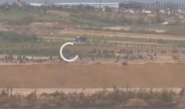 #مباشر تصوير من الجانب الصهيوني يظهر تجمعات المتظاهرين أمام السياج الفاصل شرق مدينة غزة بأعداد كبيرة