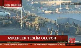 عشرات من الجنود الانقلابيين يسلمون أنفسهم في #اسطنبول