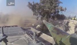 من داخل الدبابة.. لقطات "مثيرة" من اقتحام الثوار مواقع النظام في ريف حلب