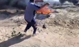 #مباشر 

المواجهات عنيفة في #مليونية_القدس بالقرب من السياج الفاصل شرق المحافظة الوسطى .

بث مراسلنا : أحمد المقادمة