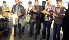 مخيم العودة شرق جباليا شمال القطاع .

بث أنس الشريف..