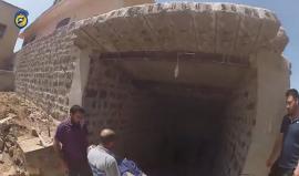 اسعاف الجرحى إثر غارات جوية على اﻷحياء السكنية في مدينة تلدو بالحولة