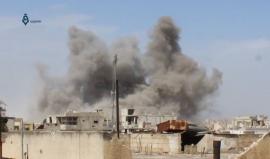 انفجار عربة مفخخة استهدفت تجمعات للنظام في حي المنشية بدرعا