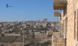 #شاهد غارات ينفذها الطيران الحربي على أحياء درعا البلد منذ الصباح