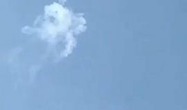 #فيديو الانفجار الذي سمع في الرياض ناجم عن اعتراض صاروخ باليستي أطلقه الحوثيون