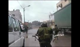 مشاهد نشرها الإعلام الحربي التابع لحزب الله تظهر اقتحام مجموعة من الحزب موقع كان تحت سيطرة جيش الاحتلال في قرية الغجر الحدودية عام 2005