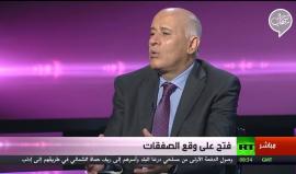 قلت لها أنت النجم الألمع والستار في هذه المباراة.. #شاهد عضو مركزية فتح جبريل رجوب يتغزل برئيسة كرواتيا خلال مباراة كأس العالم