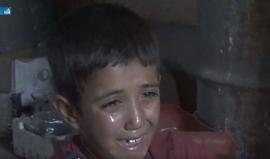 فقد كل شيئ حتى الحروف.. وحدها الدموع ما تبقى له !
#مأساة أطفال #سوريا