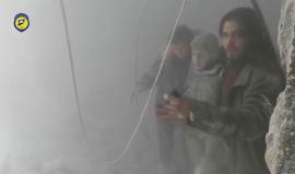 الموت في #حلب .. مشاهد من القصف على حي الفردوس بالمدينة المحاصرة