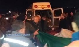 شاهد: لحظة تسليم جثمان الشهيد ساري أبو غراب، من بلدة قباطية جنوب جنين عبر حاجز سالم العسكري ،ومن ثم تم نقله إلى مستشفى الشهيد خليل سليمان في مدينة جنين.
تصوير مصعب زيود