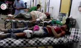 في أول أيام عيد الأضحى .. 
عشرات الإصابات جراء القصف على مدينة #دوما بريف #دمشق