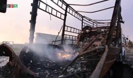 الدفاع المدني السوري يتحدث عن الخسائر التي حلت في قافلة الإغاثة بريف حلب