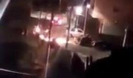 المواجهات التي اندلعت في بلدة حزما شمال شرق القدس المحتلة بعد اقتحامها من قوات الاحتلال