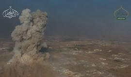 مشاهد جوية ترصد سيطرة الفصائل السورية على مدرسة الحكمة غربي #حلب 
#معركة_حلب_الكبرى