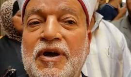 الشيخ محمد حسين مفتي فلسطين والديار المقدسة يدعو تجار القدس المحتلة باغلاق محالهم التجارية في اوقات الصلاة والنزول الى اقرب نقطة الى الاقصى . 
تصوير نور الرجبي
