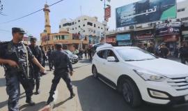 الأجهزة الأمنية في غزة تؤمن الحكومة الفلسطينية والوفود التي دخلت القطاع