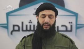 "أبو محمد الجولاني" زعيم جبهة فتح الشام يتحدث عن العملية الأمنية التي نفذتها "تحرير الشام" في #حمص مؤخرا ويعد النظام بالمزيد من العمليات