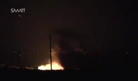 الطائرات الروسية تشن أربع غارات بالقنابل الفوسفوية على مدينة #الرستن شمال #حمص