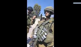 #مباشر قوات الاحتلال تطلق النار على شاب في قرية النبي صالح