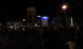 #عاجل.. الأتراك يحتشدون في ميدان تقسيم باسطنبول دعما للرئيس التركي أردوغان