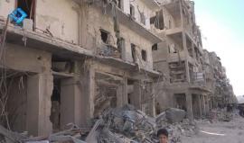 دمار في حي الفردوس في #حلب جراء الغارات الجوية 
وكالة ثقة