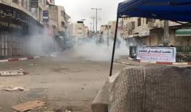 #شاهد مواجهات في الخليل عقب استشهاد الشاب محمد زين الجعبري " 24 عاما" برصاص الاحتلال .