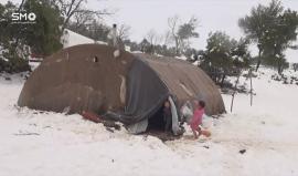 النازحون في مخيمات الجنوب السوري مأساة لا تنتهي في ظل العواصف الثلجية
