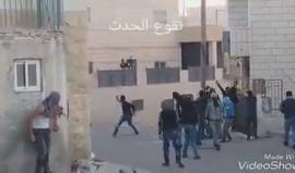 #شاهد | مواجهات الشبان مع جنود الاحتلال في بلدة تقوع شرق بيت لحم.